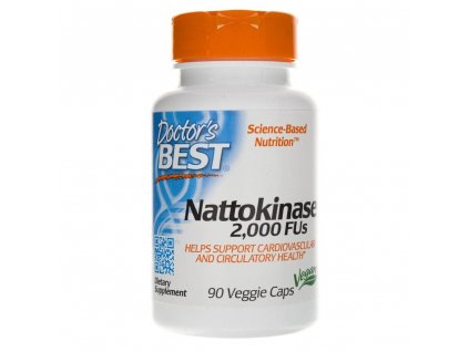 Doctor's Best Nattokináza 2, 000 FUs - 90 veg. kapslí