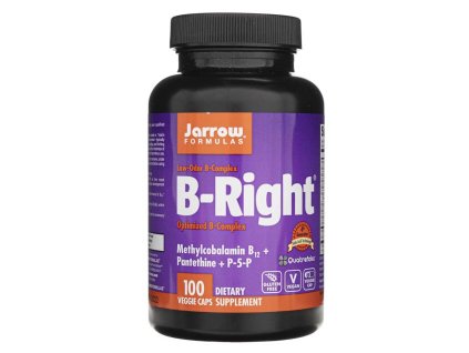 Jarrow Formulas B-Right Optimized B-Complex - 100 veg. kapslí