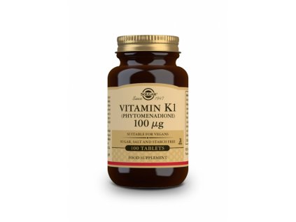 Solgar Vitamín K1 100 ug - DMS 12/25