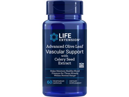 Life Extension Advanced Olive Leaf Vascular Support with Celery Seed Extract, 60 rostlinných kapslí