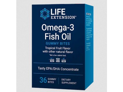 Life Extension Omega-3 Fish Oil Gummy Bites, 36 gummies