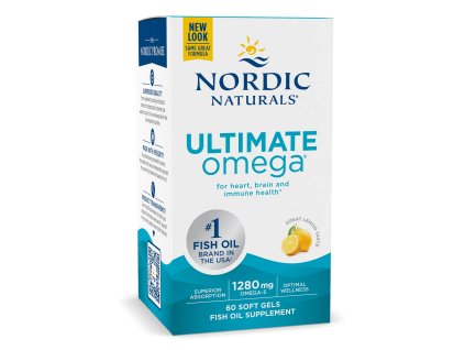 Nordic Naturals Ultimate Omega, 1280mg Lemon 60 softgels