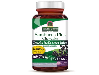 26934 Sambucus Plus Chewables Bottle Vector High Res