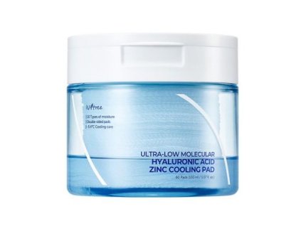 Isntree Ultra low Molecular Hyaluronic Acid Zinc Cooling Pad (60ea) 150ml