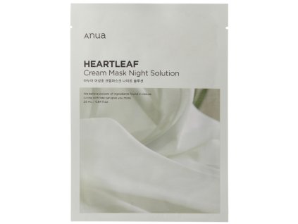 Anua Heartleaf Cream Sheet Mask Night Solution 25ml