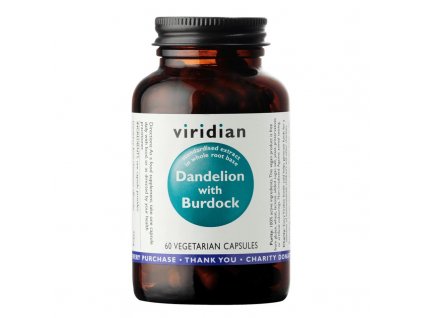 viridian dandelion burdock 60 kapsli