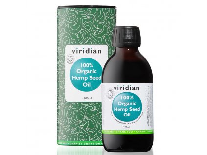 viridian organic hemp seed oil 200 ml