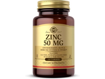 Solgar, Zinc, 50 mg