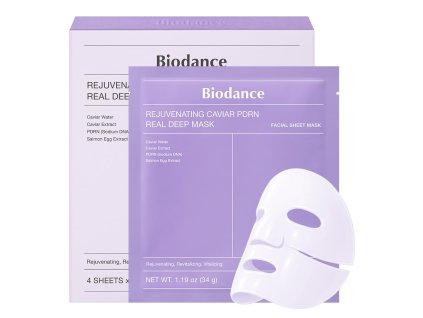 BIODANCE REJUVENATING CAVIAR PDRN REAL DEEP MASK 4EA
