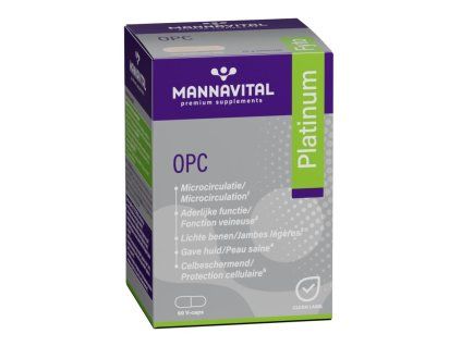 Mannavital 010332 OPC Patinum 60 V caps Box site medium size