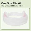 I Dew Care White Cat Headband6