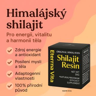 🌄 Himalájský Shilajit – energie z nitra hor! Objevte sílu přírody s Eterna Vita Shilajit Resin – 100% čistou pryskyřicí z...