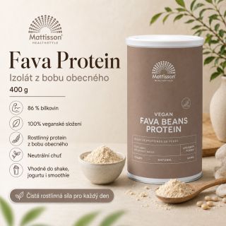 🌱 Čistá rostlinná síla z bobu obecného Hledáte protein s vysokým obsahem bílkovin, jednoduchým složením a přirozeně...