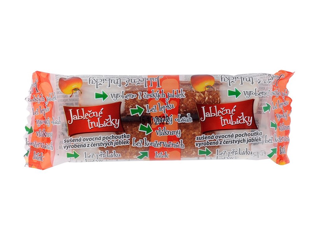 Bioprodukt jablecne trubicky s jogurtovou polevou 2ks
