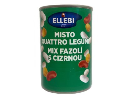 Ellebi mix fazoli s cizrnou ve slanem nalevu 400g