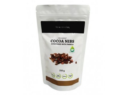 health link kakaove boby Criollo drcene slazene panelou 250g