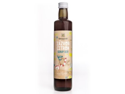 Sonnentor sirup zazvor citron 500ml