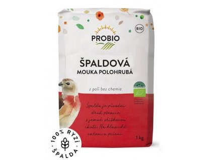 probio mouka spaldova polohruba 1kg