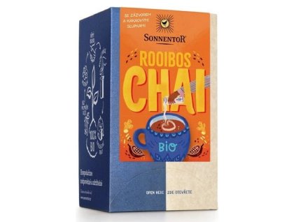 Sonnentor caje porcovane Chai rooibos s korenim
