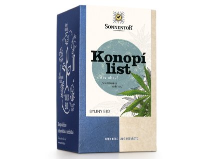 Sonnentor caje porcovane Konopi list