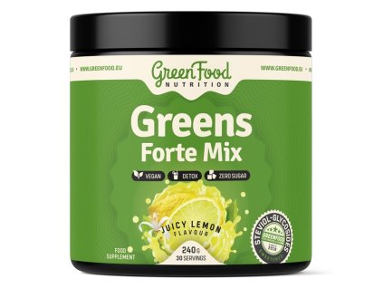 Greenfood greens forte mix citron 240g