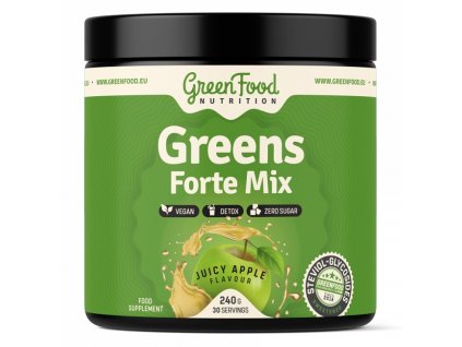 Greenfood greens forte mix zelene jablko 240g