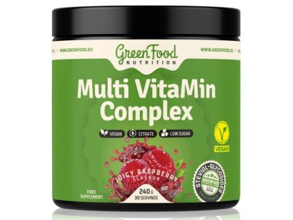 Greenfood multi vitamin complex malina 240g