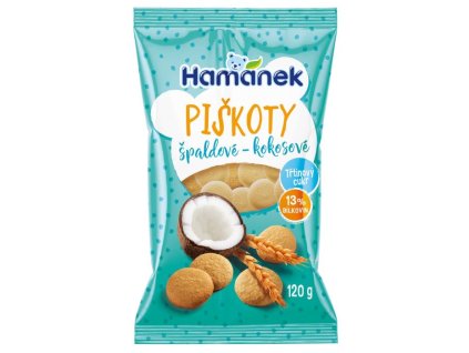 hamanek piskoty spaldove kokosove 120 g
