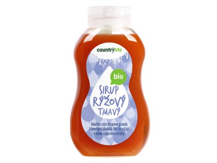 CountryLife sirup ryzovy tmavy 250g 345ml