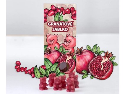 Lipoo cajovi medvidci granatove jablko