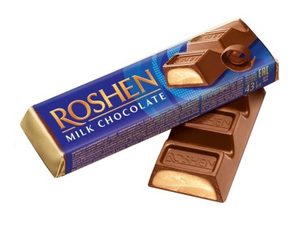 Roshen mlecna cokolada s creme brulee naplni 43g