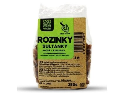Provita rozinky svetle exclusive 250g