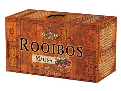 Gresik caj porcovany Rooibos malina