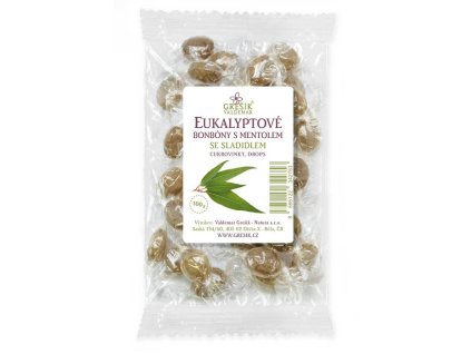 Gresik bonbony Eukalyptove se sladidlem 100g