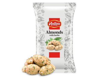 Nuties mandle prazene v bylinkach 500g