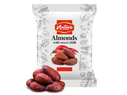 Nuties mandle prazene sweet chilli 100g