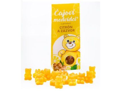 Lipoo cajovi medvidci citron a zazvor