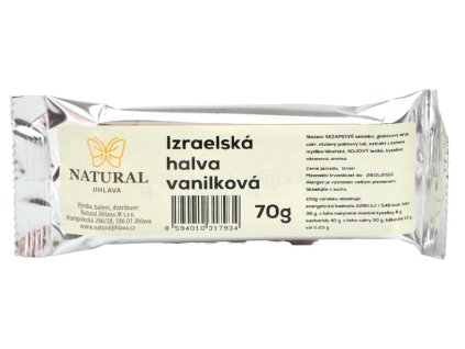 Natural Jihlava chalva vanilka 70g