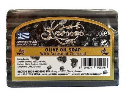Knossos olivove mydlo aktivni uhli