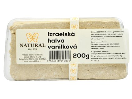 Natural Jihlava chalva vanilka 200g