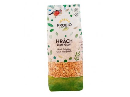 probio hrach zluty puleny 500g