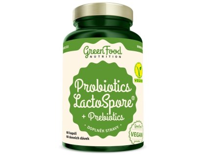 Greenfood probiotics lactospore 60 kapsli