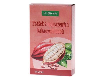 Bionebio prasek z neprazenych kakaovych bobu