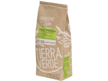 tierra verde praci prasek na bile pradlo a pleny 850 g