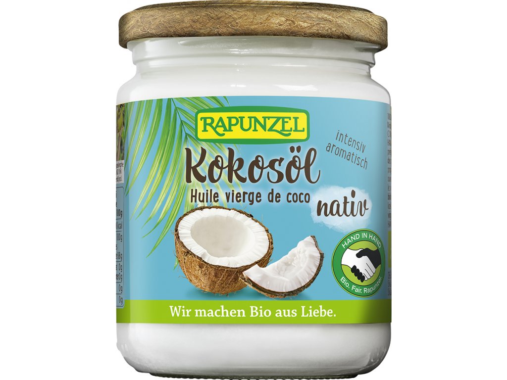 Kokosový olej nerafinovaný RAPUNZEL 200g 