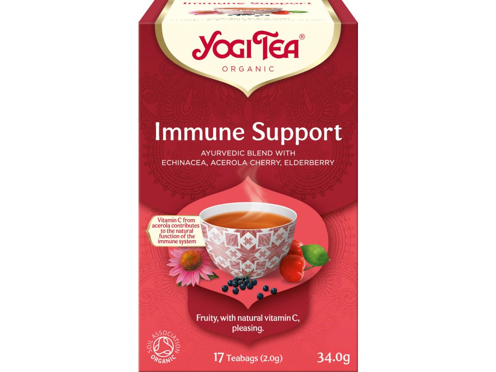 Bio Podpora imunity Yogi Tea 17 x 1,8 g