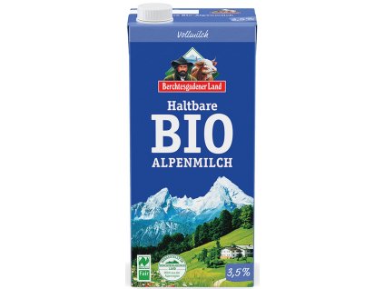 Bio trvanlivé alpské mlieko plnotučné BGL 1 l