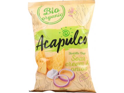 Tortilla chipsy kyslá smotana Acapulco 125g