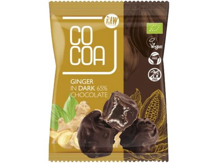 COCOA Bio zázvor v horkej 65% čokoláde BIO 70g