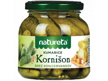 Natureta uhorky bez konzervantov 280g